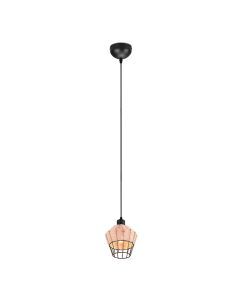 Rattanowa lampa wisząca brązowa, Mirne