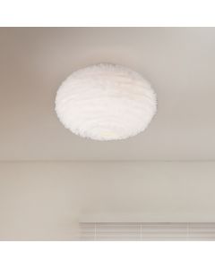 Beżowa lampa sufitowa tkanina, Vijay