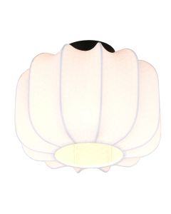 Biała lampa sufitowa nowoczesna, Metehan