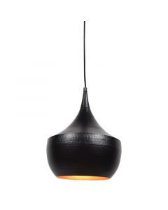 Industrialna lampa wisząca czarna, Fatehvir