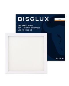 Bisolux Master panel LED 62x62 cm, 38W, 6000K