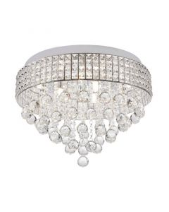 Design plafon sufitowy chromowany, Mitzy