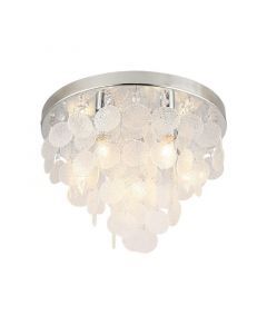 Design plafon sufitowy chromowany, Mirac