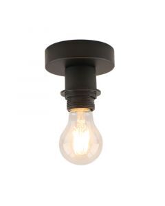 Nowoczesna rozeta do lamp czarna, Rima