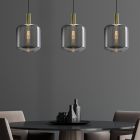 Nowoczesna lampa wisząca szara, Keanu