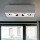 Nowoczesna oprawa natynkowa biała, Akira