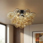 Design lampa sufitowa bursztynowa, Cyril