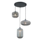 Retro lampa wiszaca szara, Charlois
