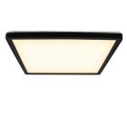 Plastikowy plafon sufitowy czarny, Shona, 22W, 3000K LED, ściemniana w 3 krokach