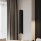 Nowoczesna lampa wisząca czarna, Nadi