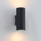 Nowoczesny kinkiet up down czarny, Elena