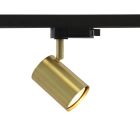 Nowoczesny reflektor do szynoprzewodu 1 fazowe mosiądz, Elena