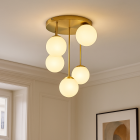 Design lampa sufitowa mosiądz, Stacy