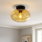 Design lampa sufitowa bursztynowa, Luca