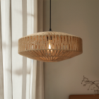 Japandi lampa wisząca brązowa, Selena