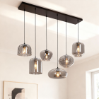 Nowoczesna lampa wisząca szara, Caia