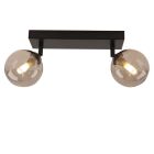 Nowoczesna lampa łazienkowa sufitowa bursztynowa, Amer, IP44