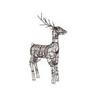 Renifer bożonarodzeniowy z 64 diodami LED do użytku na zewnątrz