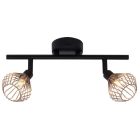 Industrialna lampa sufitowa miedziana, Keyshaira
