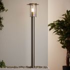 Metalowa lampa zewnętrzna chromowana, Shamayra, IP44