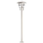 Metalowa lampa zewnętrzna chromowana, Ajlina, IP44