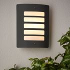 Metalowa lampa zewnętrzna antracytowa, Alea, IP44