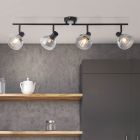 Design spot sufitowy czarny, Dimitry