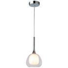 Nowoczesna lampa wisząca chromowana, Emmelien