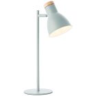 Drewniana lampa stołowa zielona, Malu
