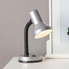 Plastikowa lampa biurkowa szara, Loet, z przełącznik