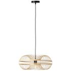 Drewniana lampa wisząca czarna, Harrie