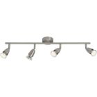 Metalowa lampa sufitowa chromowana, Keysha, 3W, 3000K LED