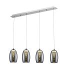 Nowoczesna lampa wisząca chromowana, Aliyah, 5W, 3000K LED