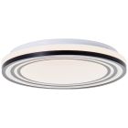 Nowoczesna lampa sufitowa czarna, Merlijn, 24W, 3000K LED