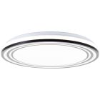 Nowoczesna lampa sufitowa czarna, Merlijn, 36W, white switch LED, z pilot