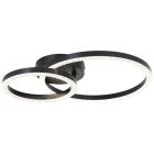 Design lampa sufitowa czarna, Maladon, 20W, 4000K LED