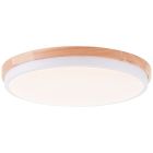 Nowoczesna lampa sufitowa drewniana, Marloes, 24W, 3000K LED, ściemniana w 3 krokach