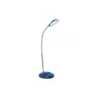 Plastikowa lampa biurkowa niebieska, Marenthe, 2W, 6000K LED, z przełącznik
