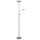 Nowoczesna lampa stojąca chromowana, Elina, 18W, 3000K LED