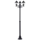 Klasyczna lampa zewnętrzna czarna, Kalle, IP44