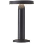 Metalowa lampa stołowa akumulatorowa czarna, Kubilay, 2W, 4000K LED, IP44, z przełącznik