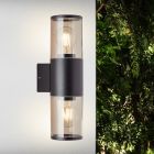 Nowoczesna lampa zewnętrzna czarna, Sherwin, IP44