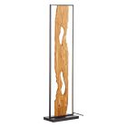 Rustykalna lampa stojąca brązowa, Raynor, 20W, 3000K LED, z przełącznik