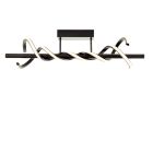 Nowoczesna lampa sufitowa czarna, Quang, 16W, 3000K LED