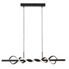 Nowoczesna lampa wisząca czarna, Quang, 20W, 3000K LED