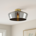 Design plafon sufitowy złoty, Manus
