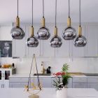 Design lampa wisząca szara, Giada