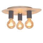 Metalowa lampa sufitowa niebieska, Leilani