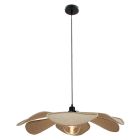 Rustykalna lampa wisząca beżowa, Vere
