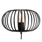 Industrialny kinkiet czarny, Lieve